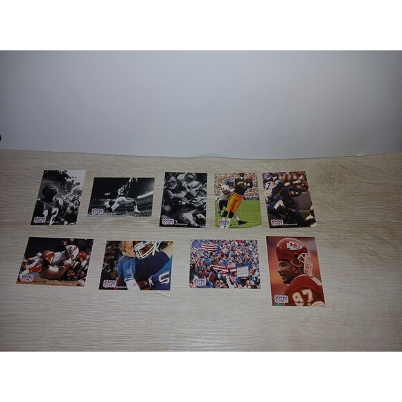 Pro Set 1991 Hall of Fame Series Complete Set Of 9 Football Cards #712-720 Vtg - Picture 1 of 9